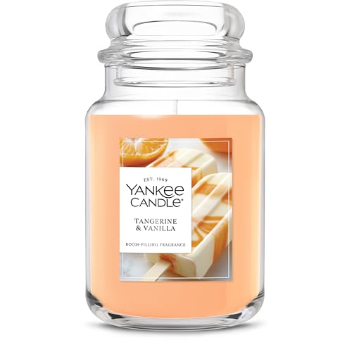 Yankee Candle Tangerine & Vanilla, Scented Candle, 22oz Large Jar