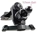 ChargerCity® Simple-Lock Air Vent Holder Mount w/Dedicated GPS Bracket Cradle for Nuvi 2555LM 2555LMT 2555LT 2555 2595LMT 2595 LM LMT LMTHD GPS