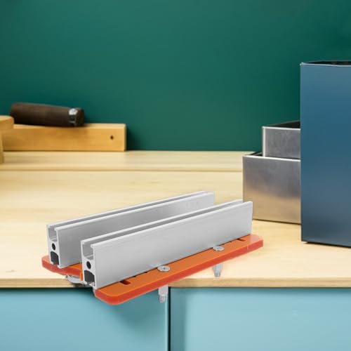 Placa base de enrutador de aluminio para uso en talleres y proyectos de bricolaje casero 7