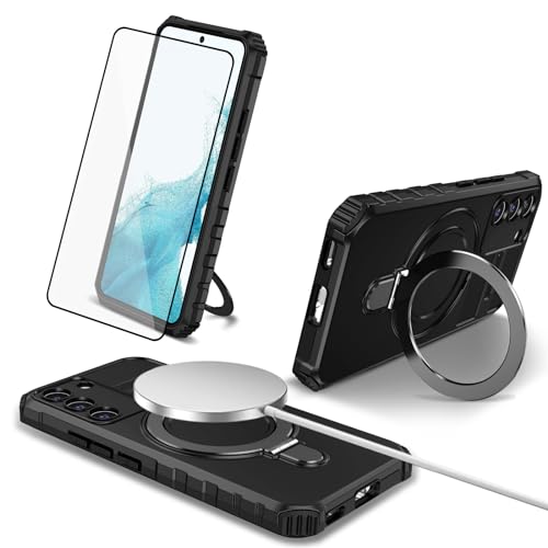 Coque Samsung S22 Plus magnétique et mince avec béquille de soutien