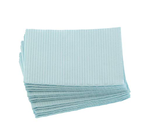 Econoback Towels Blue 2 Ply Plus Poly 19 X 13 500/Case