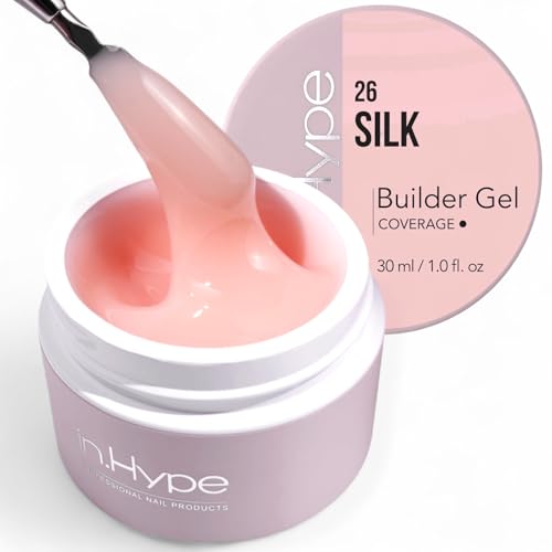 IN.HYPE UV/LED Camouflage Hard/Builder Gel for Nail Extension/Strengthening/Overlays (Silk)