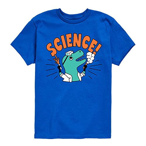 Instant Message - Science Dinosaur - Toddler & Youth Short Sleeve Graphic T-Shirt