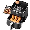 COSORI Friggitrice ad Aria Turbo Blaze 6 Litri, Rivestimento Ceramico Senza PFAS, Air Fryer con DC Motore, 9 Funzioni & 5 Velocità della Ventola Automatica, 110 Ricette & 96 Tabelle di Cottura, 1725W