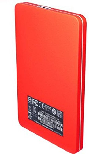 Toshiba canvio Alumy 1 TB Wired External Hard Disk Drive (red