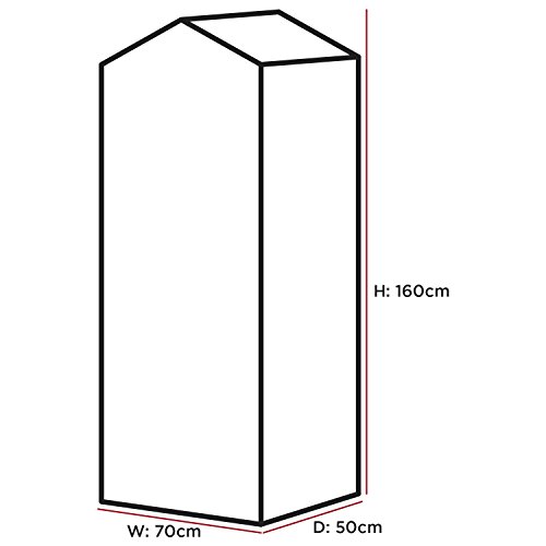 Woodside 4 Tier Garden Greenhouse/Growhouse With Reinforced Cover - 8
