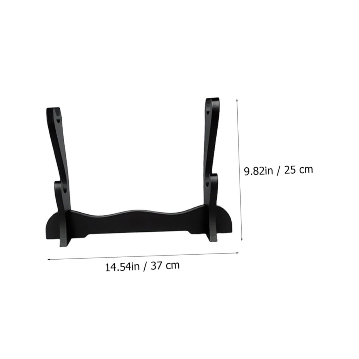 Toddmomy Flute Display Rack Swords Collection Stand Wooden Holder for Storage and Display Durable Design for Home Decor for Flutes and Various Sword