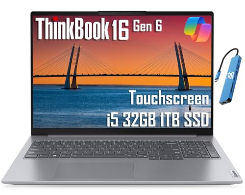 Lenovo ThinkBook 16 Gen 6 Core i5 32GB RAM 1TB SSD miniatura 1