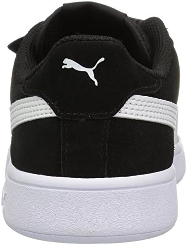 PUMA Smash v2 Suede Preschool Sneakers (Puma Black/Puma White)(7 M US Toddler) | Image 2