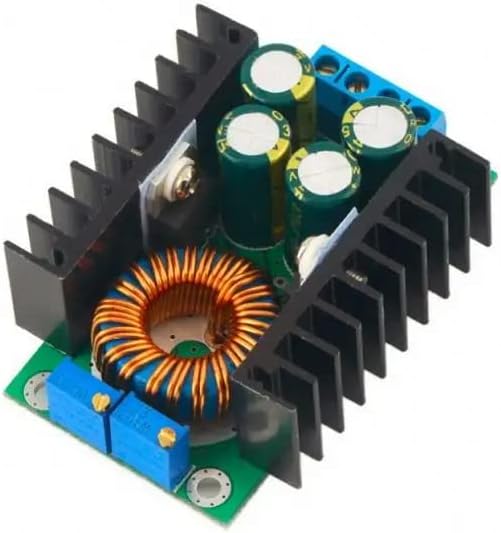 Shockley Mini Digital Voltmeter DC 100V 10A Panel VoltAmp Voltage Current Meter + Dc 9A 300W Step Down power supply Buck Converter 7-40V - 1.2-35V Power Module ((2 VoltAmp Meter) + (2 buck Converter))