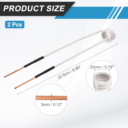 Bobine induction 1000W à haute conductivité thermique fil 2,5mm pour écrous coincés - 3