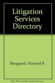 Hardcover Litigation Services Resource Directory Book