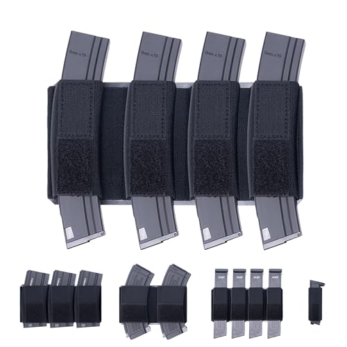 CLTAC Magazine Holder Insert Pouch Elastic Holster for 9mm