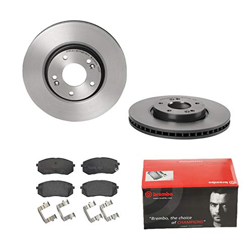 2 Bremsscheiben belüftet 300 mm + Bremsbeläge Vorne von Brembo Innenbelüftet