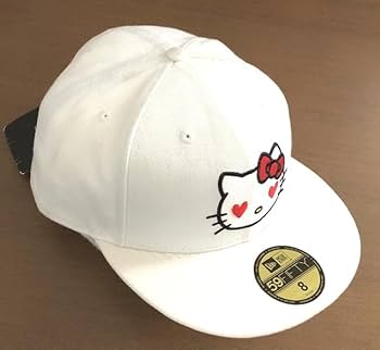 Amazon.co.jp: キティ ニューエラ CAP ホワイト 刺繍 キャップ
