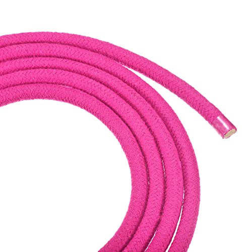 PATIKIL 3 Metros Gimnasia Cuerda para Jugar Gimnasio, Deporte Gimnasio Entrenamiento, Casa Entrenamiento, Rosa Roja