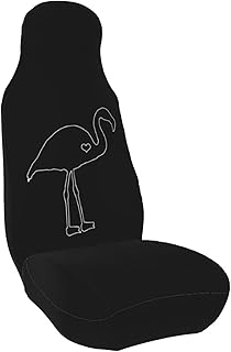 Flamingo Bird Silhouette Car Seat Cover Elastic Car Seat Cover for Most Suvs, Cars, Suvs, Car Interior Universal Kit