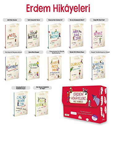 Erdem Hikayeleri - Dürüst Ol Ki Mutlu Olasın - 12 Kitap Set