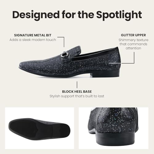 Image of Amali Men's Embellished Velvet Tuxedo Loafers, Smoking Slippers | Velvet slip-on smoking slippers with embellished upper for tuxedos, weddings and formal occasions