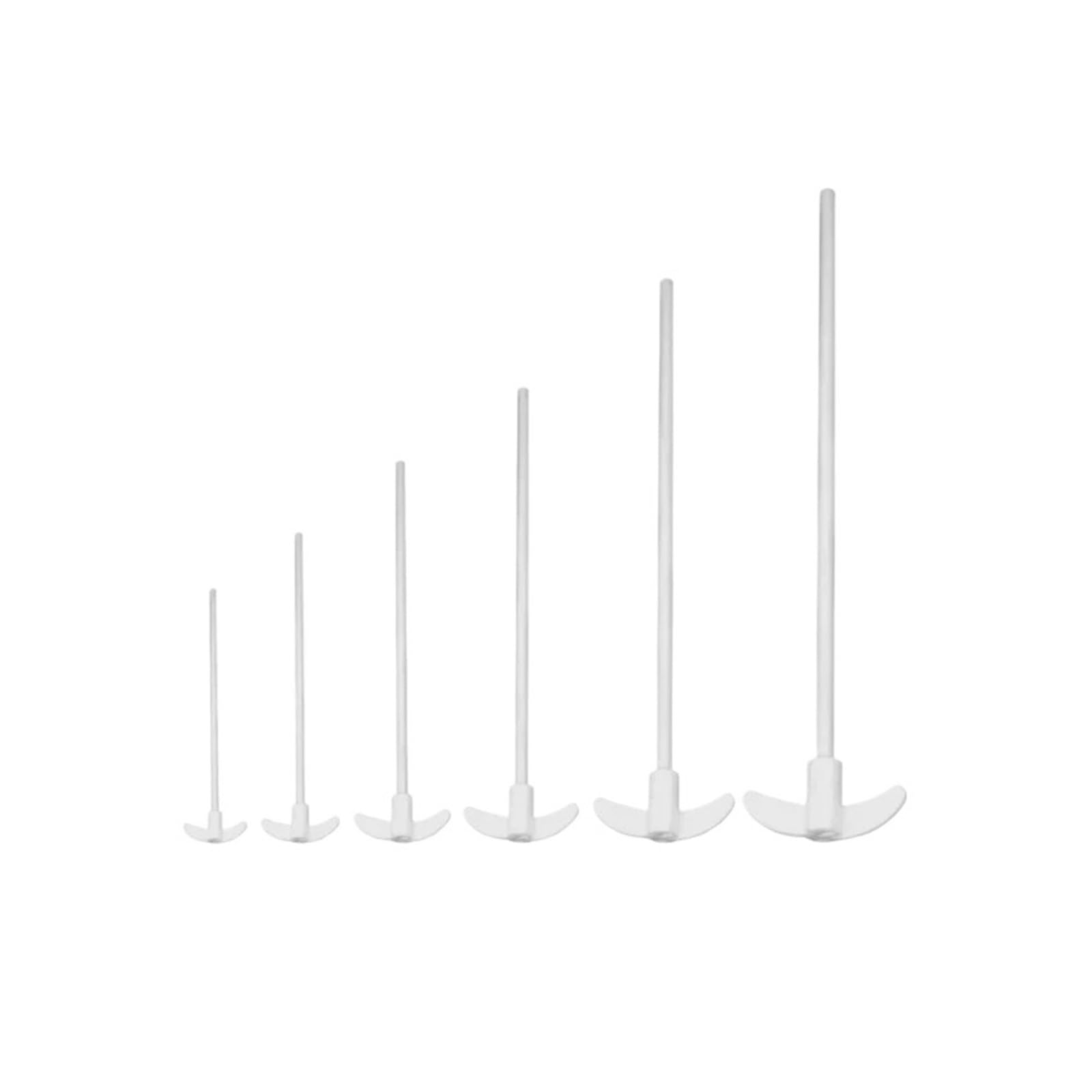 Pręt do mieszania wału mieszadła łopatkowego PTFE, pręt mieszający, długość 250 300 400 450 500 mm, średnica 8 (długość 400 mm)