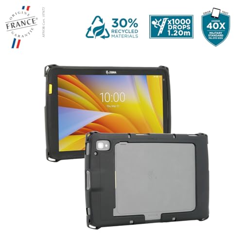 Mobilis Custodia Robusta Per Tablet Zebra ET40 ET45 8", Antiurto Di Livello Militare, Copertura Protettiva Compatibile Con Gli Accessori Zebra, Materiali Riciclati, Nero - 2