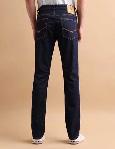 Image of U.S. Polo ASSN. Denim Jeans for Men, Slim Tapered Fit Men Jeans for Office & Regular Wear
