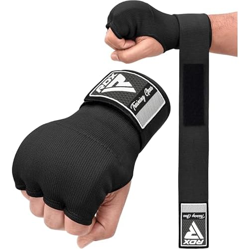 RDX Gel Innenhandschuhe Boxen MMA Muay Thai Training, Elastisch Boxbandagen 75cm Lang Handgelenkbandagen, Kampfsport Sparring Handbandagen Inner Boxing Gloves Punchingbälle Punchinghandschuhe