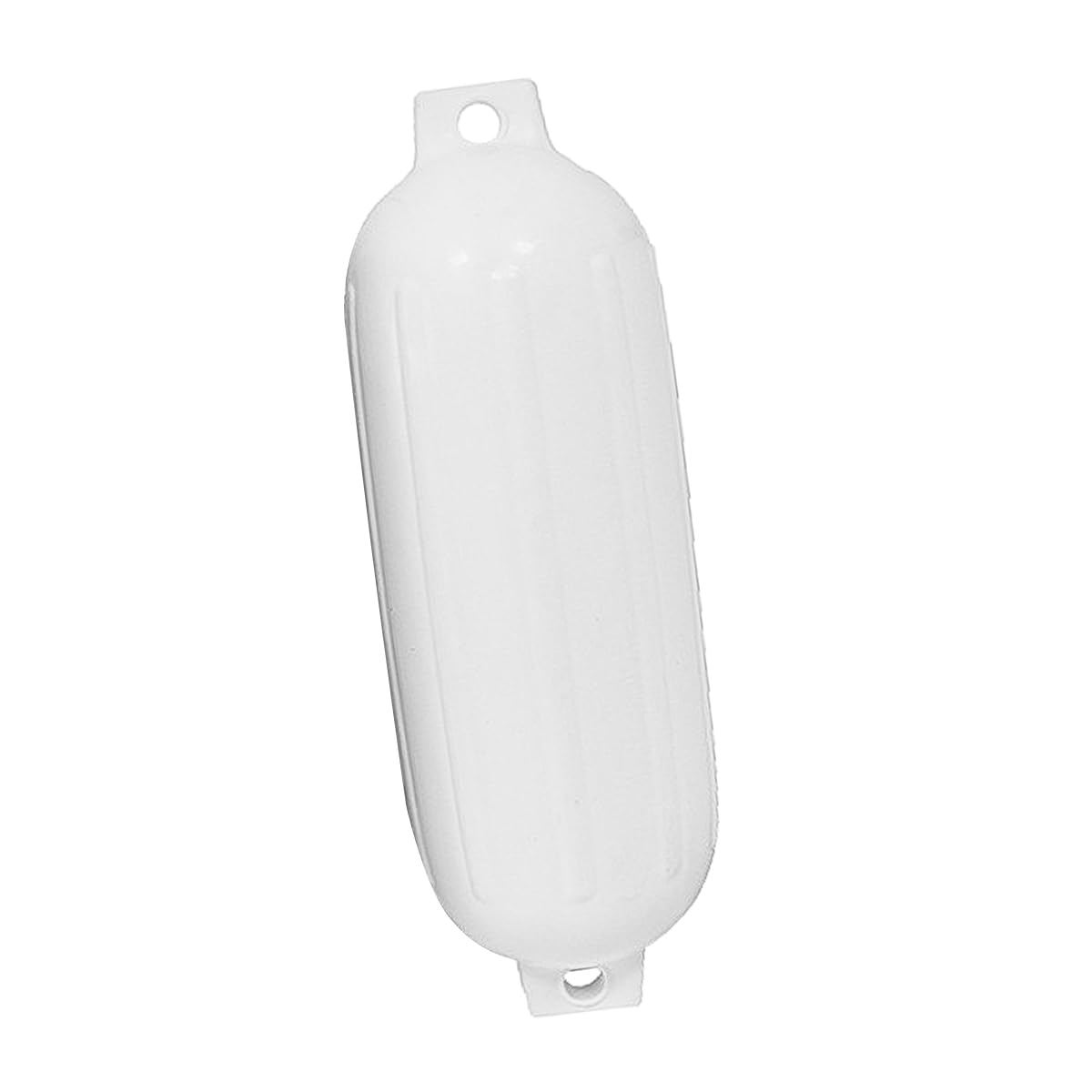 Boule de pare-chocs gonflable en PVC blanc 40x11 cm pour yacht et bateau