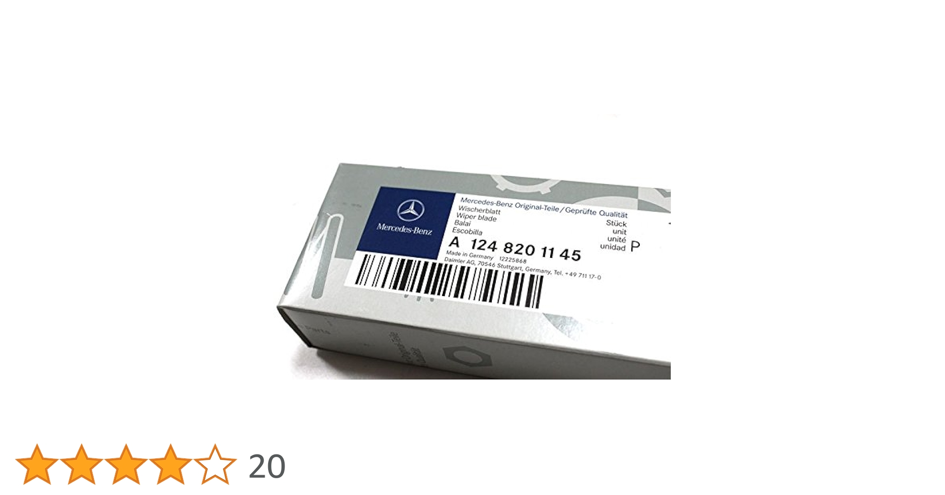 ベンツ　SL　R231用　ワイパーブレードセット　A2318201145 Mercedes-Benz メルセデス・ベンツ 純正品 フロントワイパー