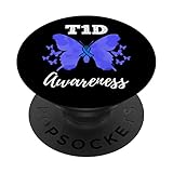 Photo Gallery blue ribbon t1d consapevolezza del diabete popsockets popgrip intercambiabile Photo Gallery blue ribbon t1d consapevolezza del diabete popsockets popgrip intercambiabile