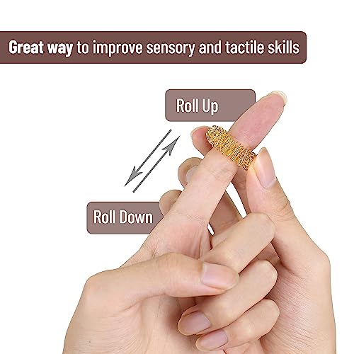 Mr. Pen- Spiky Sensory Rings, 10 Pack, Stress Relief Fidget Sensory Toys, Fidget Rings, Fidget Ring for Anxiety, Stress Relief Rings, Massager for Fidget ADHD Autism - Image 4