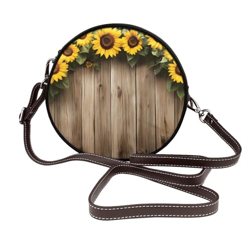 Sac à bandoulière en bois motif floral pour vos sorties et pique-niques
