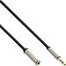 Produktbild InLine 99232 Slim Audio Kabel Klinke 3,5mm ST/BU, Stereo, 2m