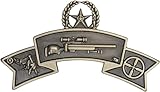 Sniper Qualification Pin - Master (Antique Gold) - Master Sniper Pin - SWAT Sniper Tab