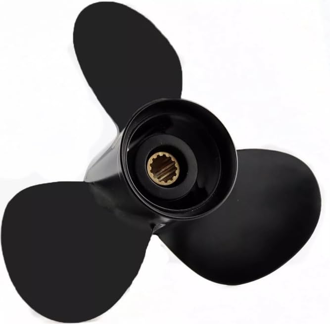 Image of 11.1x14 Aluminum Boat Outboard Propeller for Tohatsu Nissan Engines 35-50HP, 13 Spline Tooth, RH, fit Tohatsu Nissan 35HP 40HP 50HP
