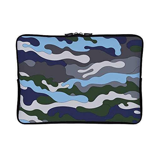 DKISEE Abstract Camouflag 07 Neoprene Laptop Sleeve Case Waterproof Sleeve Case Cover Bag