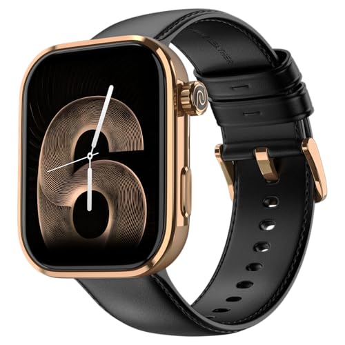 Image of Noise Pro 6 Max Smart Watch:Intelligent AI, Endless AI Watch Faces, AI Companion, 1.96 inch AMOLED, Stainless Steel Build, Built-in GPS, 5 ATM, EN2 Processor, for iOS & Android(Copper Black)