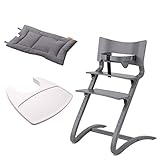 La chaise s'adapte à l'âge et aux besoins de l'enfant
