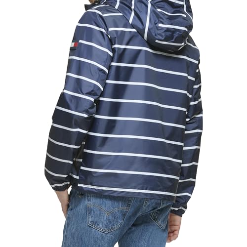 Image of Tommy Hilfiger Men's Simple Hooded Rain Jacket