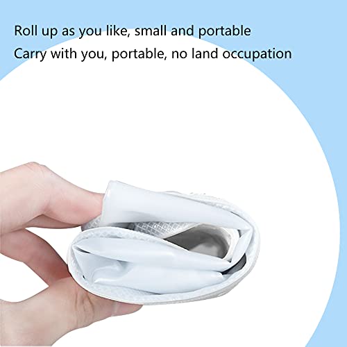 Rain Boot Waterproof Shoes Covers, Sand Control Non-Slip Shoe Cover Galoshes, Pvc Rubber Sole Reusable Rain Snow Boots Overshoes For Cycling Outdoor Camping Fishing Garden Travel (S, Transparent) #TOP4