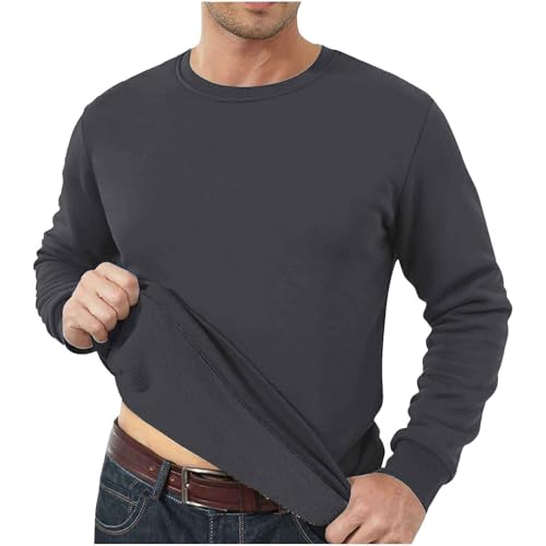 Camiseta térmica de manga larga para hombre, forro polar, camiset...