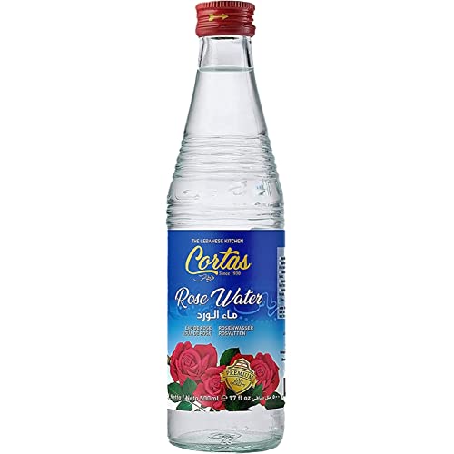 CORTAS Agua de rosas (500 ml - 17 onzas líquidas)