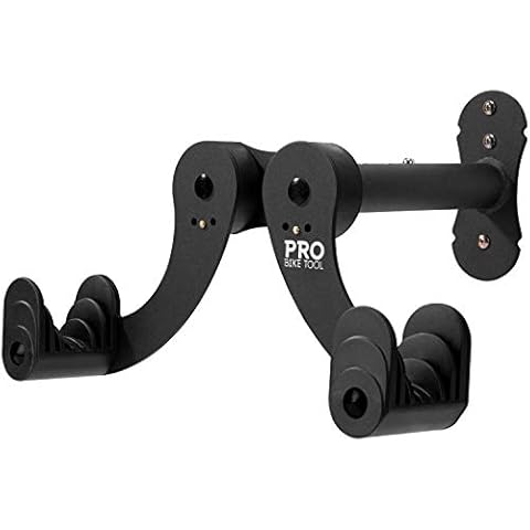 PRO BIKE TOOL Bike Wall Mount - Horizontal Indoor Bike Rack for 1 Bicycle - Bike Rack Garage - Safe and Secure Bike Hook for Road, Mountain or Hybrid Bikes - Bike Hanger, Bicycle Storage Wall Mount Cover