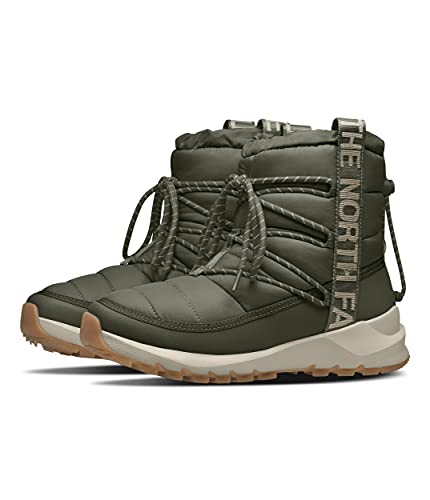 THE NORTH FACE Women's Thermoball Lace Up, New Taupe Green/Whisper White, 6
