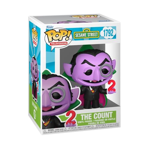 Funko Pop! TV: Sesame Street – The Count - Figura in Vinile da Collezione - Idea Regalo - Merchandising Ufficiale - Giocattoli per Bambini e Adulti - Cartoon Fans - Figura per i Collezionisti