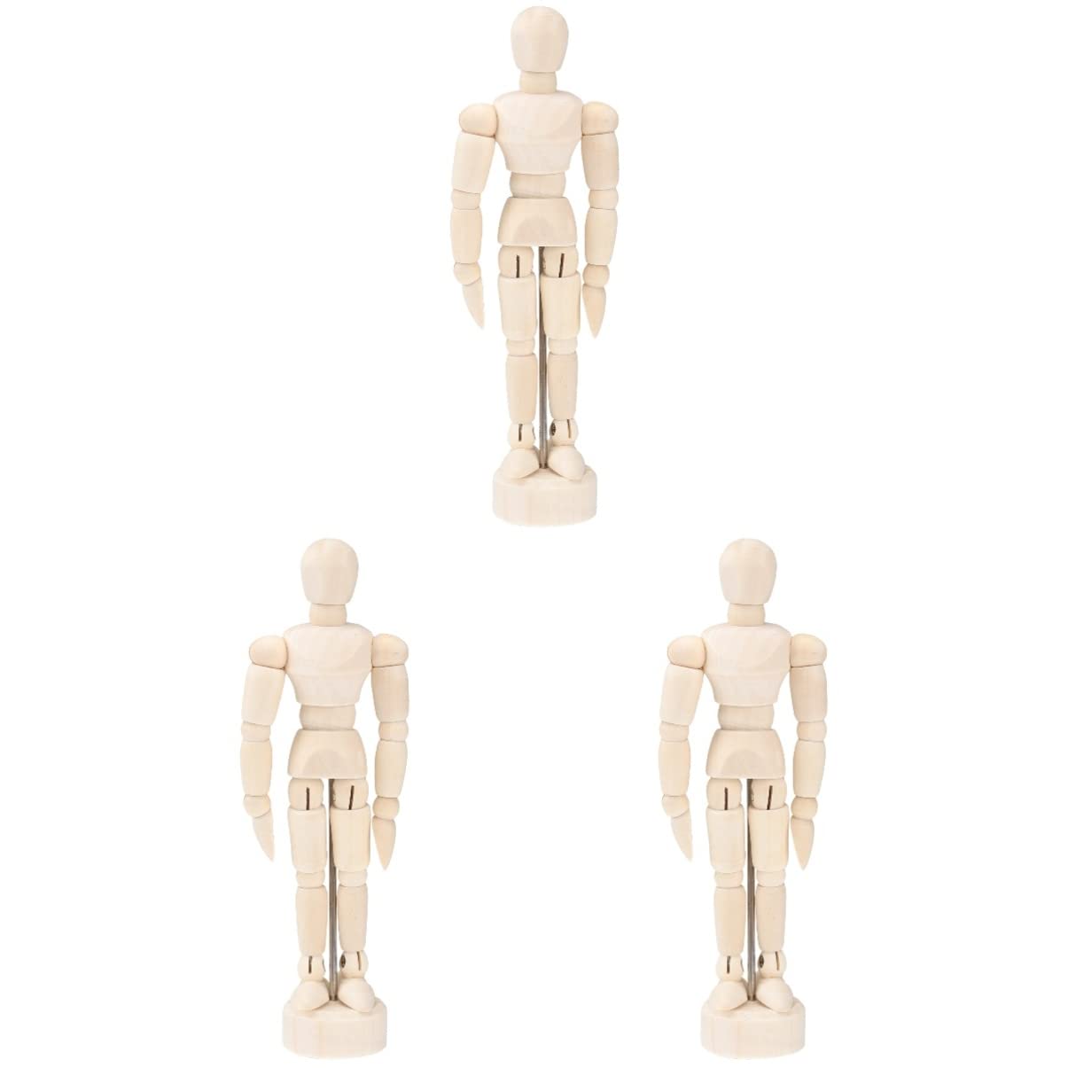 YARNOW 9 Pcs Mannequin Hand Sketching Mannequin Hand Mannequin Drawing Articulated Mannequin Posable Mannequin Sketching Model Figure Manikin Figure Manikin Body Whole Body Doll Wooden