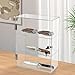 DuvinDD Acrylic Display Case with Lock, Countertop Locking Display Cabinet with Shelves and Door, Clear Acrylic Storage Cabinet Collectibles Showcase, Safe Organizer for Home Office 11.8x5.9x15.7inch