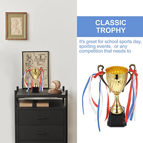 STOBOK Match Metal Trophy Sports Sports Competition Trophy Trophy Honor Trophy for Sports Match Scho
