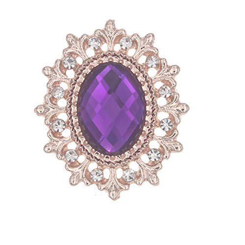 Lot De 10 Boutons Strass Violet Acrylique - Diamètre 10 Mm, 2 Trous, Pour Créations Couture Et Customisation
