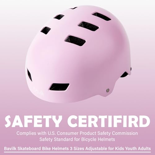 Image of Skateboard Bike Helmet,3 Sizes for Adults Youth Teen Kids Toddler | Adjustable for Men Women Boys Girls,Safety Certified Multi-Sport for Scooter Skate Bicycle Skating Rollerblading